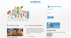 Desktop Screenshot of facilities.karvy.com