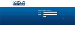 Desktop Screenshot of dpbos.karvy.com