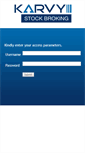 Mobile Screenshot of dpbos.karvy.com