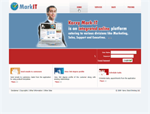 Tablet Screenshot of markit.karvy.com