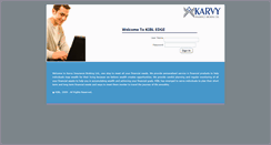 Desktop Screenshot of kibl.karvy.com