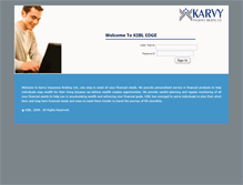 Tablet Screenshot of kibl.karvy.com
