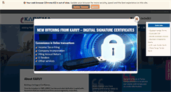 Desktop Screenshot of karisma.karvy.com